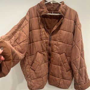 Free People dolman quilted jacket
